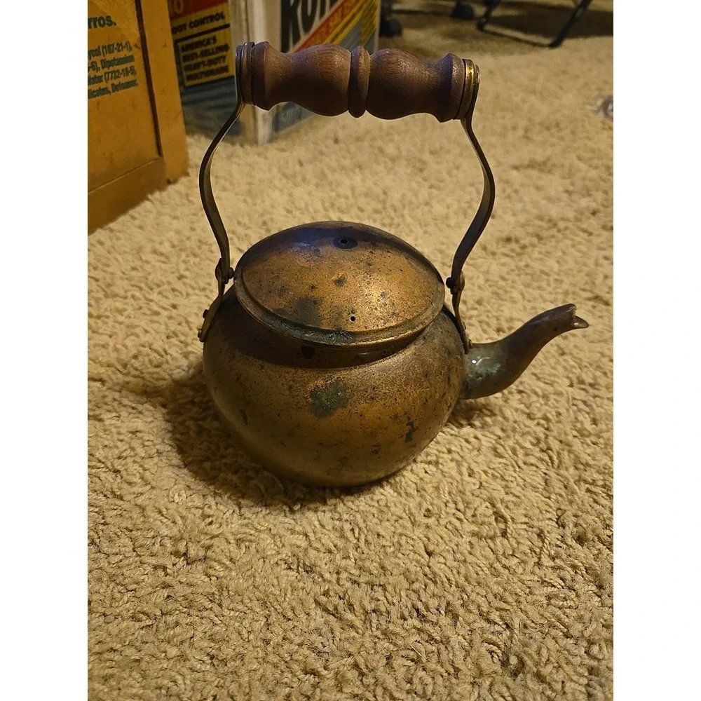 Vintage‎ Copper Tea Kettle